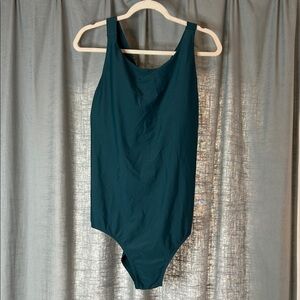 Eddie Bauer Deep Teal One-Piece Swimsuit